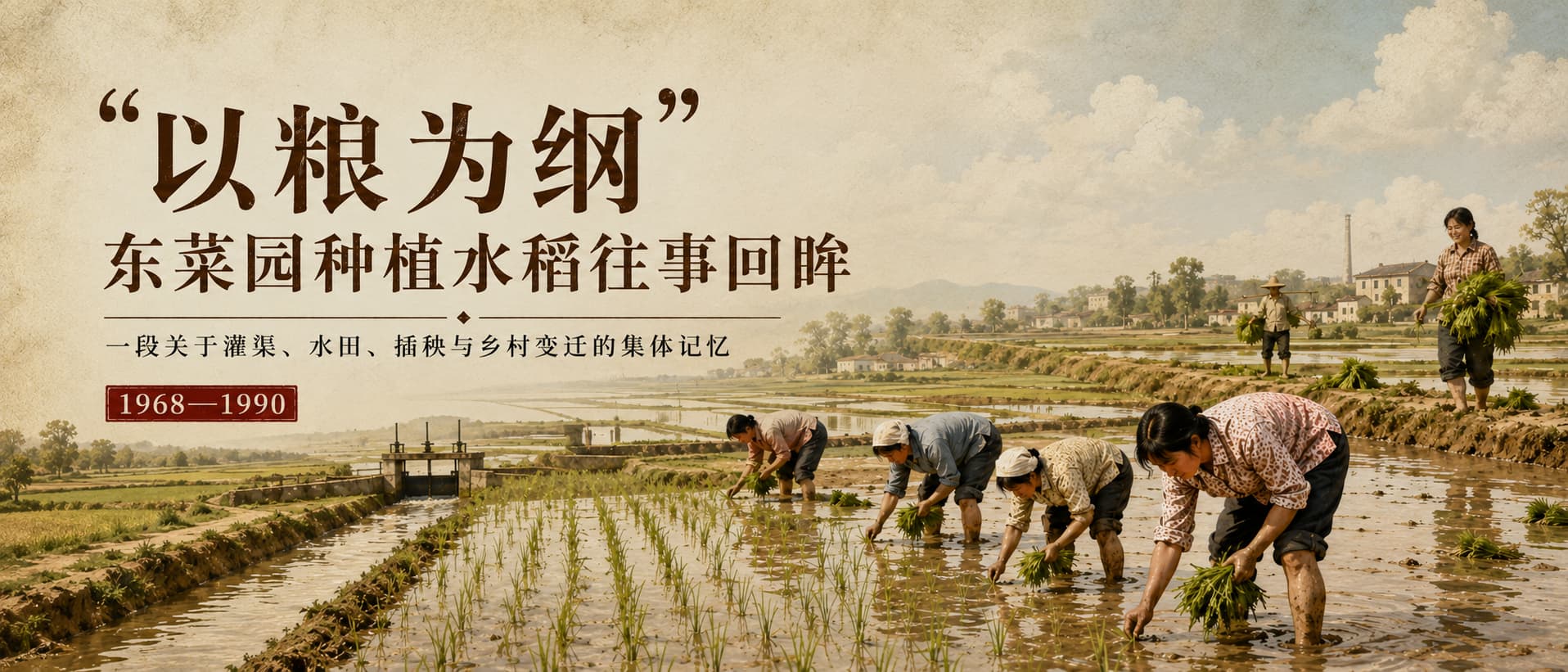 “以粮为纲” 东菜园种植水稻往事回眸 封面图