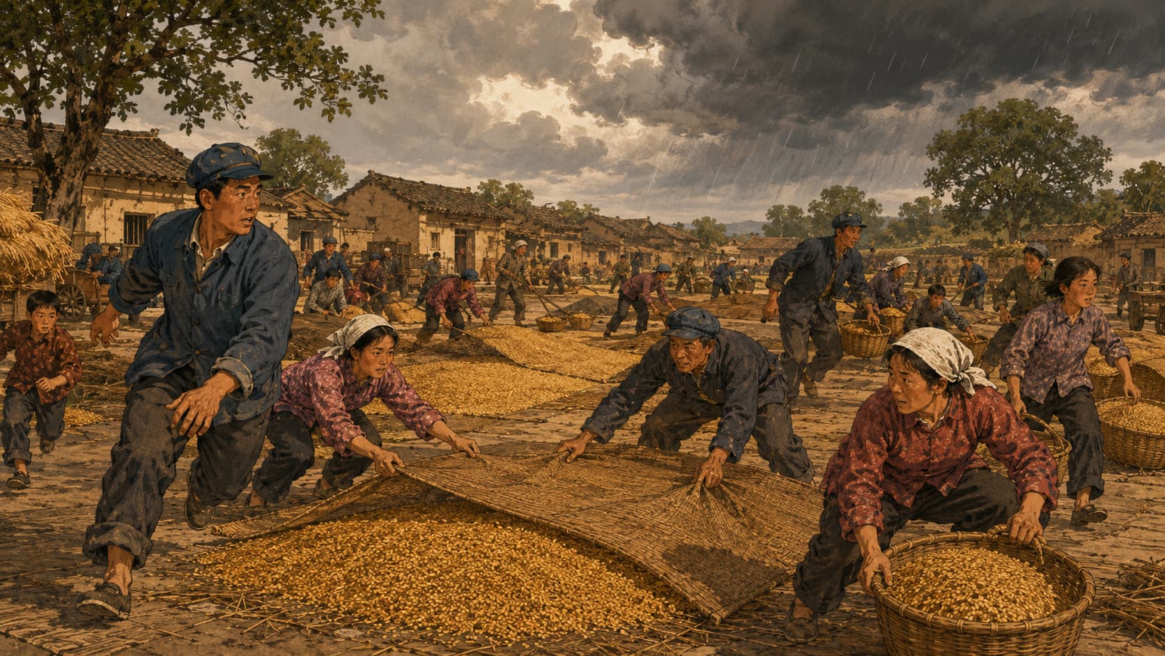 像救火一样护住集体粮食