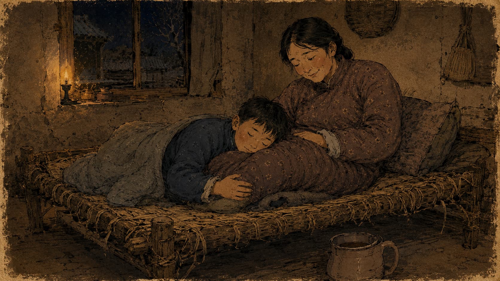 寒夜暖脚
