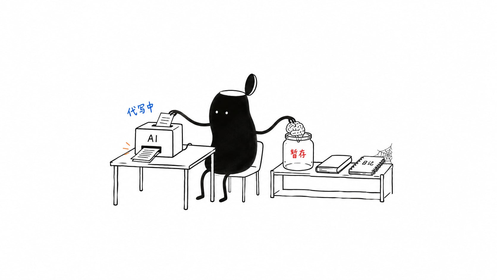 文章交给 AI,脑子暂时寄存