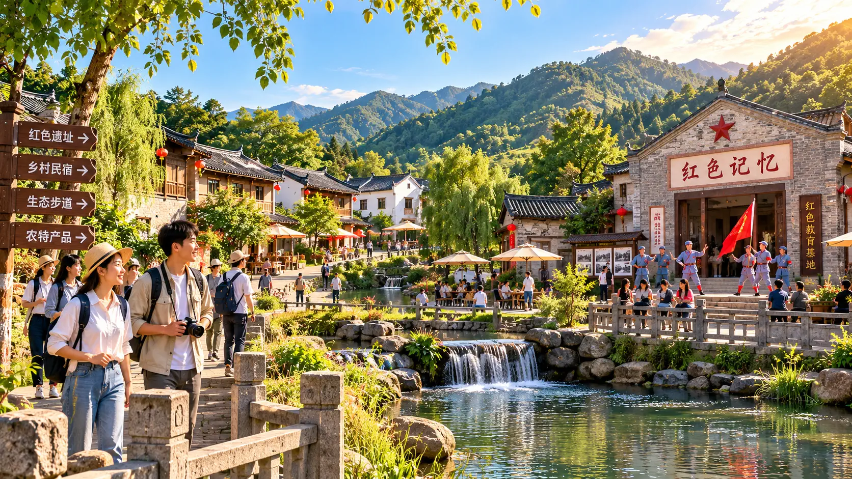 红绿融合发展——老区乡村的旅游新图景